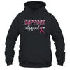 Support Squad Leopard Pink Warrior Breast Cancer Awareness Shirt & Hoodie | siriusteestore