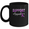 Support Squad Leopard Purple Warrior Epilepsy Awareness Mug | siriusteestore