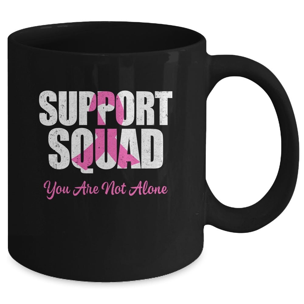 Support Squad Pink Ribbon Breast Cancer Awareness Mug | siriusteestore