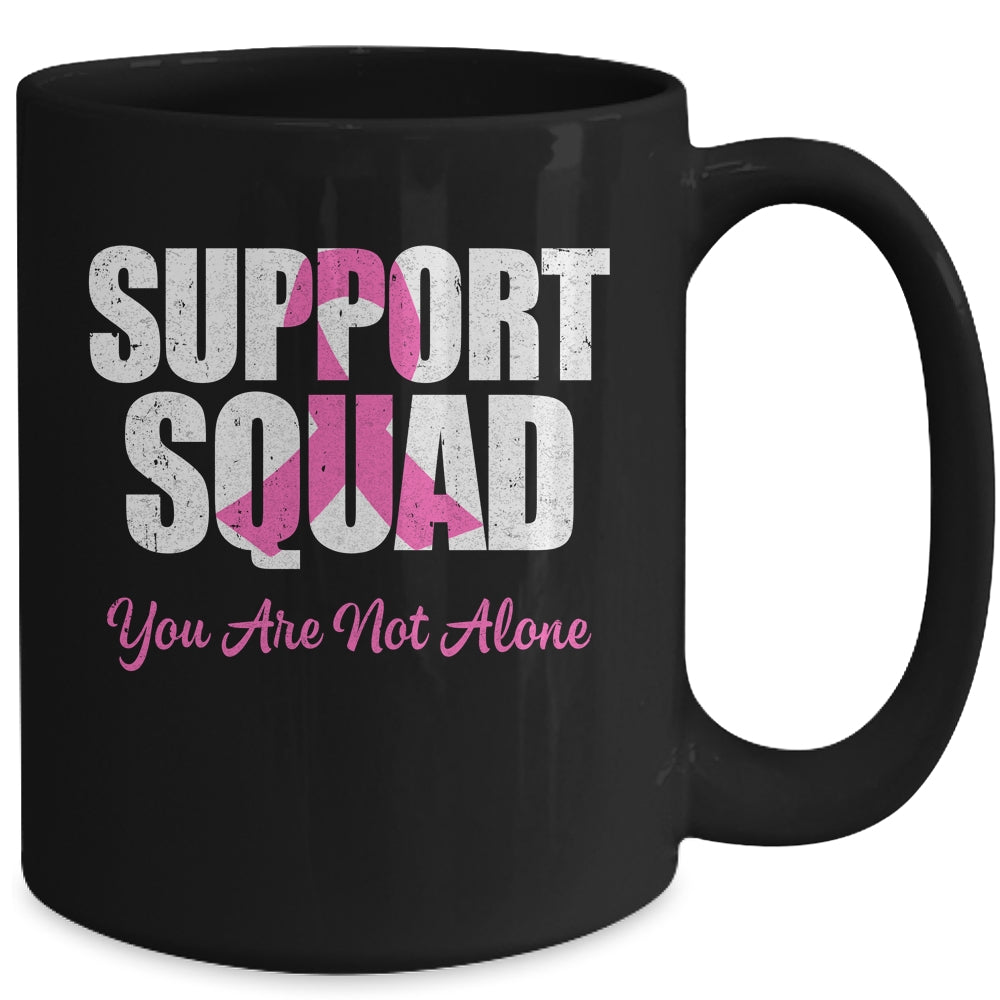 Support Squad Pink Ribbon Breast Cancer Awareness Mug | siriusteestore