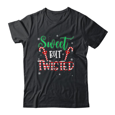 Sweet But Twisted Funny Candy Cane Christmas Xmas Shirt & Sweatshirt | siriusteestore
