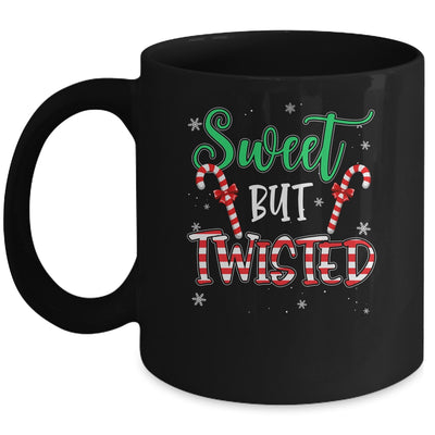Sweet But Twisted Funny Candy Cane Christmas Xmas Mug | siriusteestore