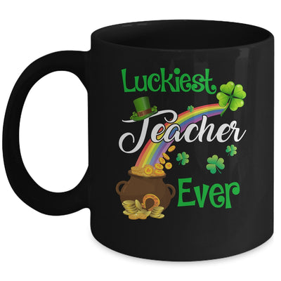 Sweet Luckiest Teacher Ever Teachers St Patricks Mug | siriusteestore