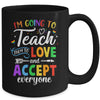 Teach Them To Love And Accept Everyone Teacher Pride LGBT Mug | siriusteestore
