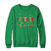 Teacher Christmas Books Santa Leopard Plaid Cakes Xmas Shirt & Sweatshirt | siriusteestore