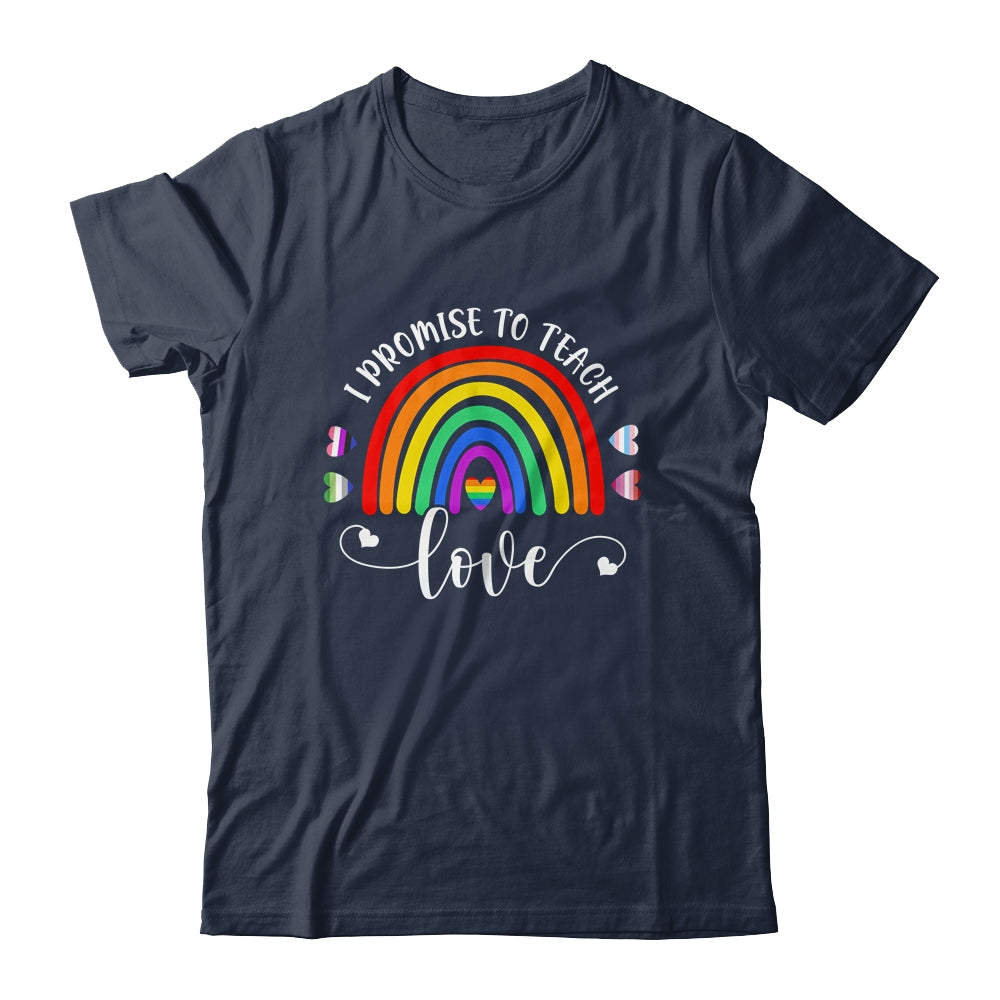 Teacher LGBT Teaching Love Rainbow Pride Month Shirt & Tank Top | siriusteestore