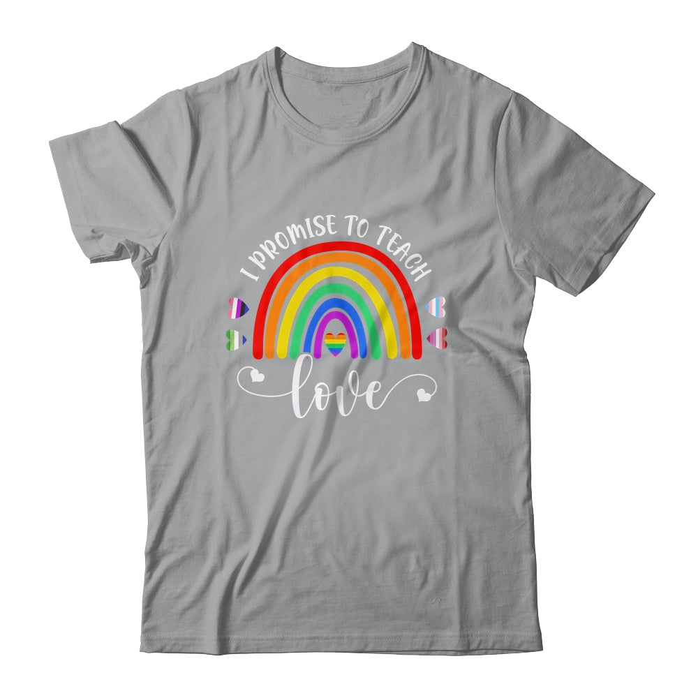 Teacher LGBT Teaching Love Rainbow Pride Month Shirt & Tank Top | siriusteestore