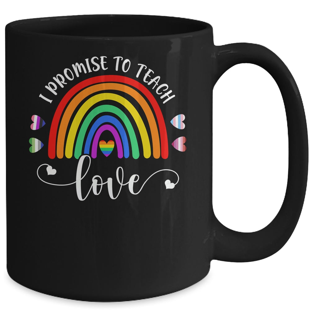 Teacher LGBT Teaching Love Rainbow Pride Month Mug | siriusteestore