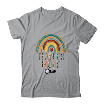 Teacher Mode Off Leopard Summer Vacation Last Day Of School Shirt & Tank Top | siriusteestore