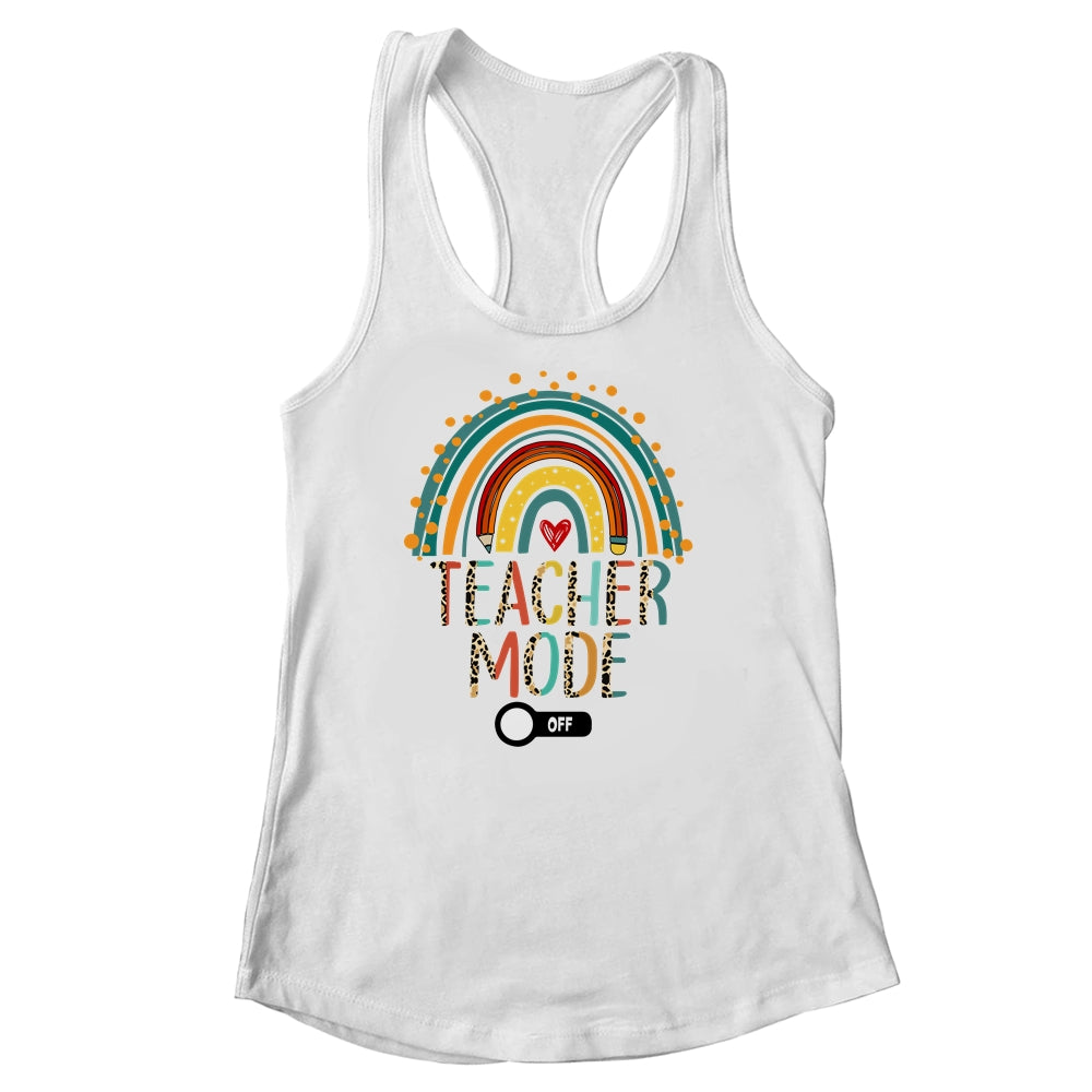 Teacher Mode Off Leopard Summer Vacation Last Day Of School Shirt & Tank Top | siriusteestore