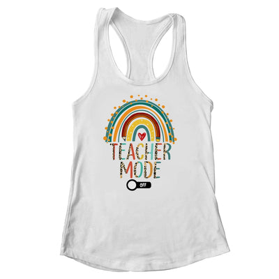 Teacher Mode Off Leopard Summer Vacation Last Day Of School Shirt & Tank Top | siriusteestore