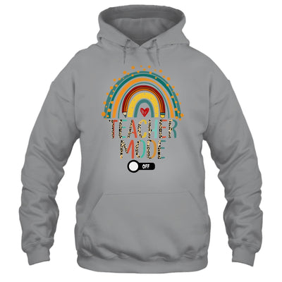 Teacher Mode Off Leopard Summer Vacation Last Day Of School Shirt & Tank Top | siriusteestore