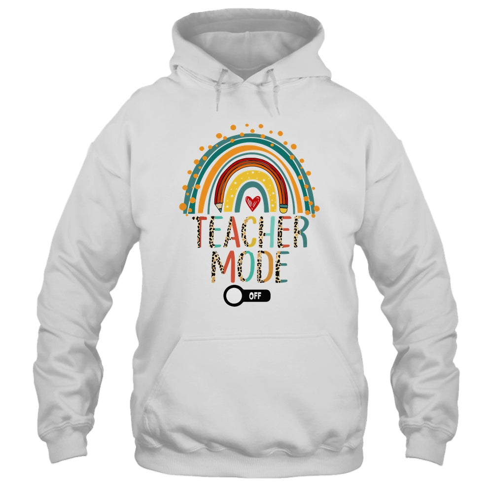 Teacher Mode Off Leopard Summer Vacation Last Day Of School Shirt & Tank Top | siriusteestore