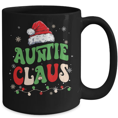 Team Santa Auntie Claus Elf Groovy Matching Family Christmas Mug | siriusteestore