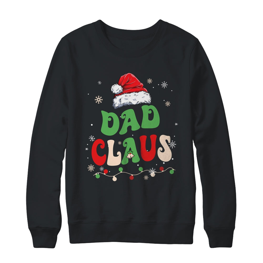 Team Santa Dad Claus Elf Groovy Matching Family Christmas Shirt & Sweatshirt | siriusteestore