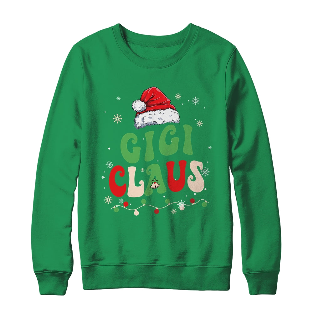 Team Santa Gigi Claus Elf Groovy Matching Family Christmas Shirt & Sweatshirt | siriusteestore