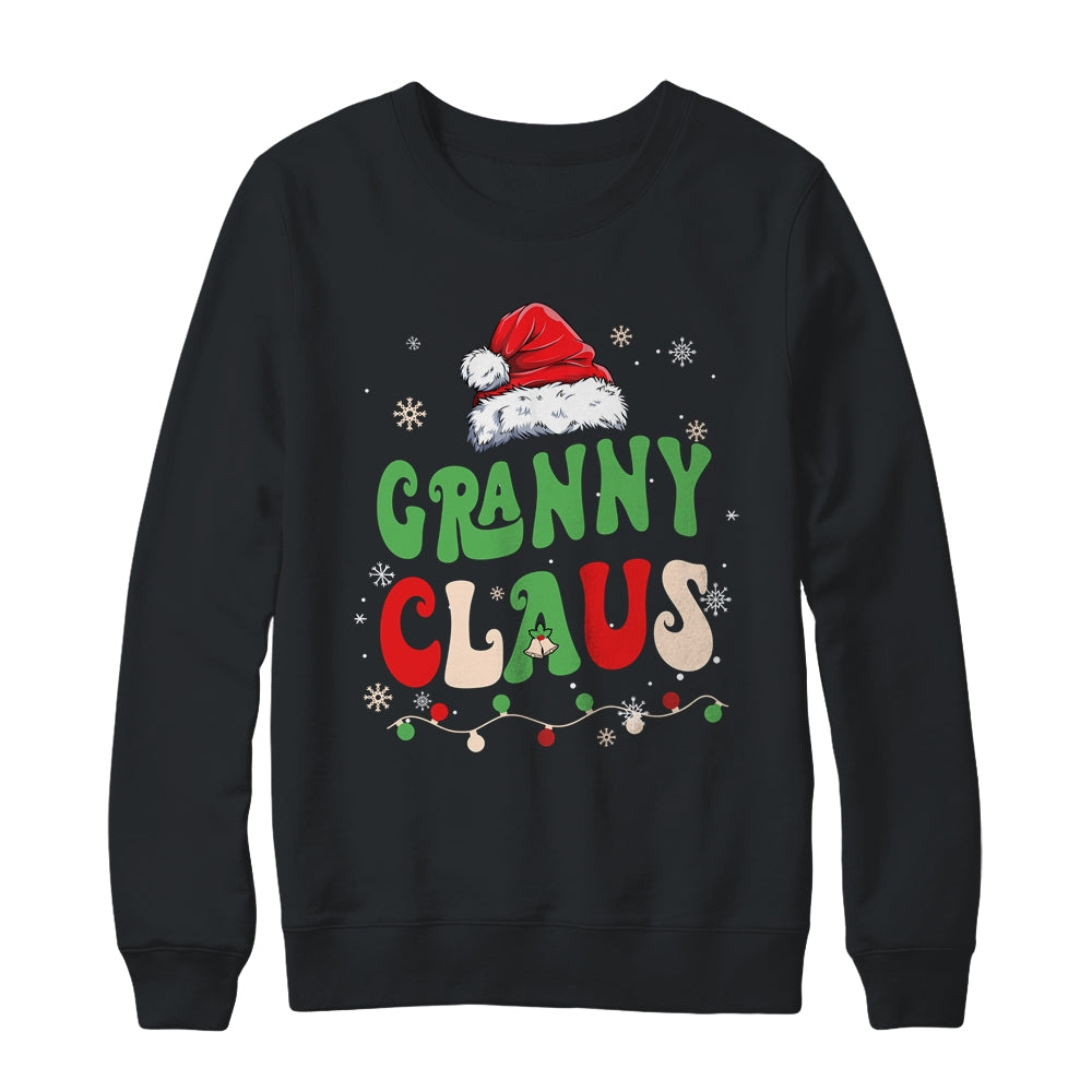 Team Santa Granny Claus Elf Groovy Matching Family Christmas Shirt & Sweatshirt | siriusteestore