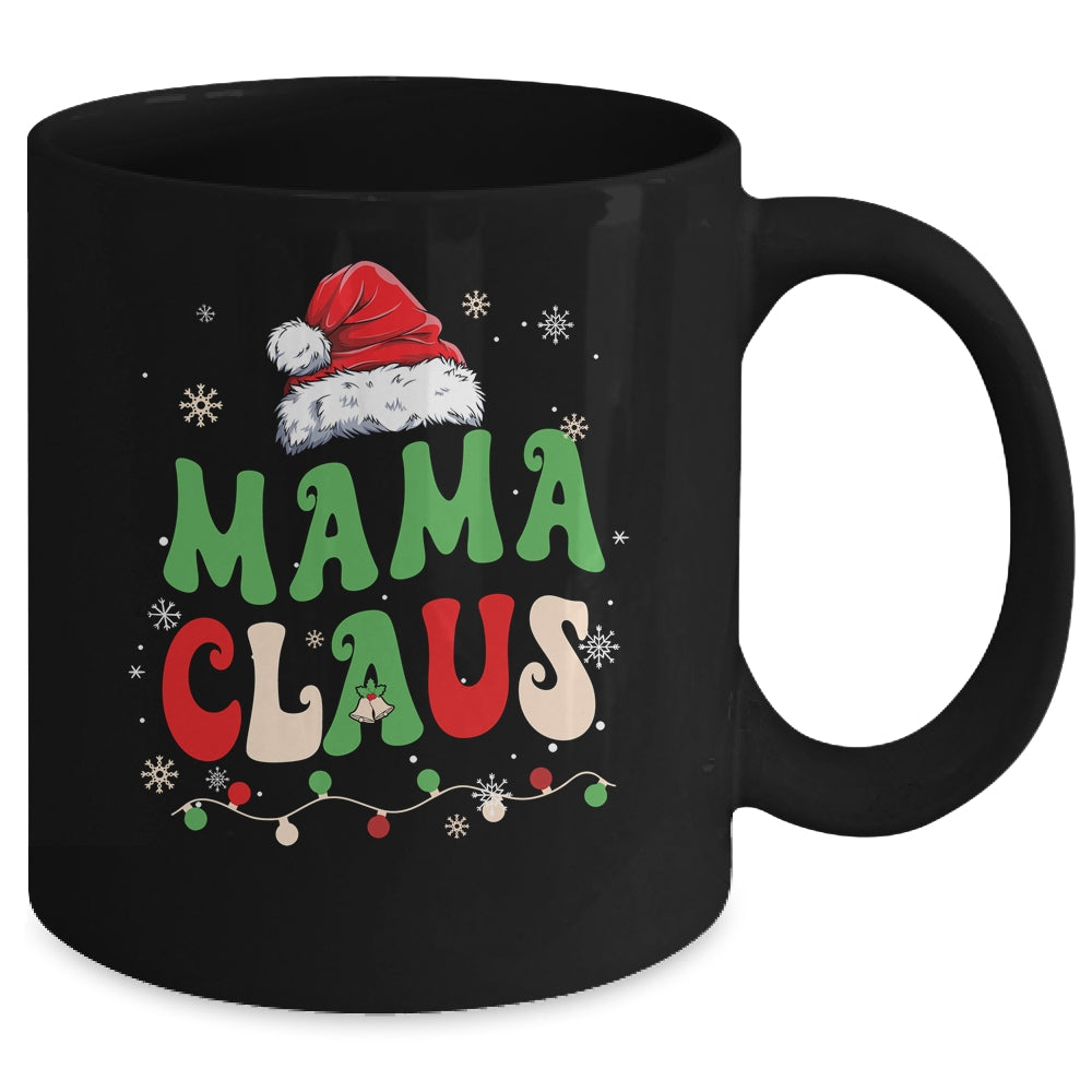 Team Santa Mama Claus Elf Groovy Matching Family Christmas Mug | siriusteestore