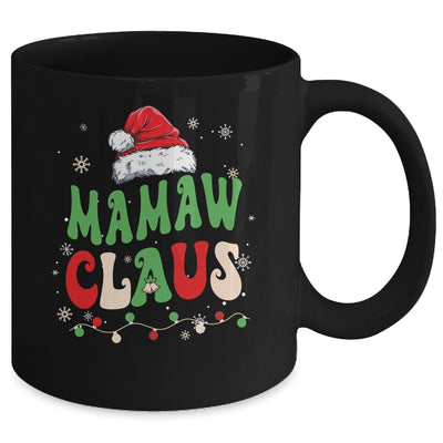 Team Santa Mamaw Claus Elf Groovy Matching Family Christmas Mug | siriusteestore