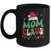 Team Santa Mom Claus Elf Groovy Matching Family Christmas Mug | siriusteestore