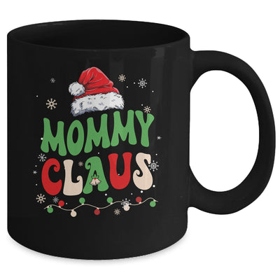 Team Santa Mommy Claus Elf Groovy Matching Family Christmas Mug | siriusteestore