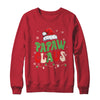 Team Santa PaPaw Claus Elf Groovy Matching Family Christmas Shirt & Sweatshirt | siriusteestore