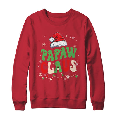 Team Santa PaPaw Claus Elf Groovy Matching Family Christmas Shirt & Sweatshirt | siriusteestore