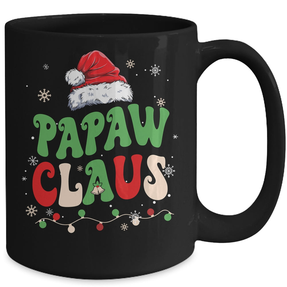 Team Santa PaPaw Claus Elf Groovy Matching Family Christmas Mug | siriusteestore