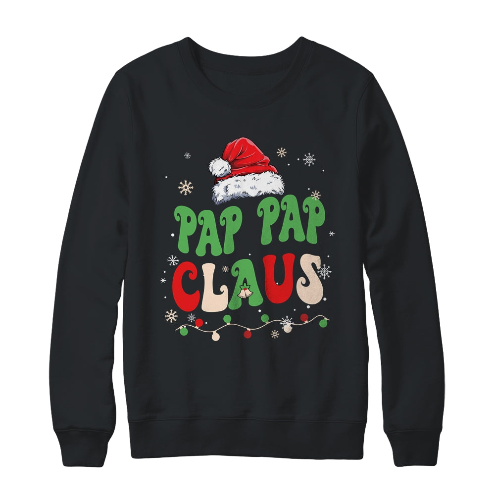 Team Santa Pap Pap Claus  Groovy Matching Family Christmas Shirt & Sweatshirt | siriusteestore