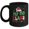 Team Santa Pap Pap Claus  Groovy Matching Family Christmas Mug | siriusteestore