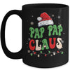 Team Santa Pap Pap Claus  Groovy Matching Family Christmas Mug | siriusteestore