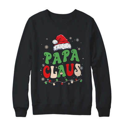 Team Santa Papa Claus Elf Groovy Matching Family Christmas Shirt & Sweatshirt | siriusteestore