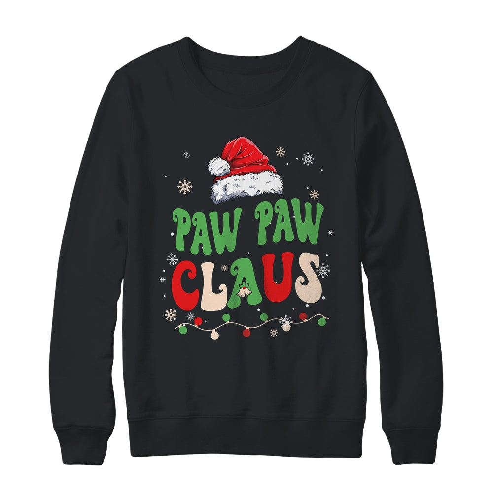 Team Santa Paw Paw Claus Groovy Matching Family Christmas Shirt & Sweatshirt | siriusteestore