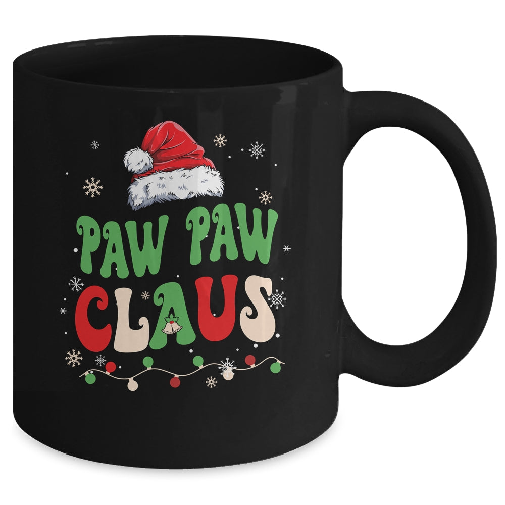Team Santa Paw Paw Claus Groovy Matching Family Christmas Mug | siriusteestore