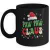 Team Santa Paw Paw Claus Groovy Matching Family Christmas Mug | siriusteestore
