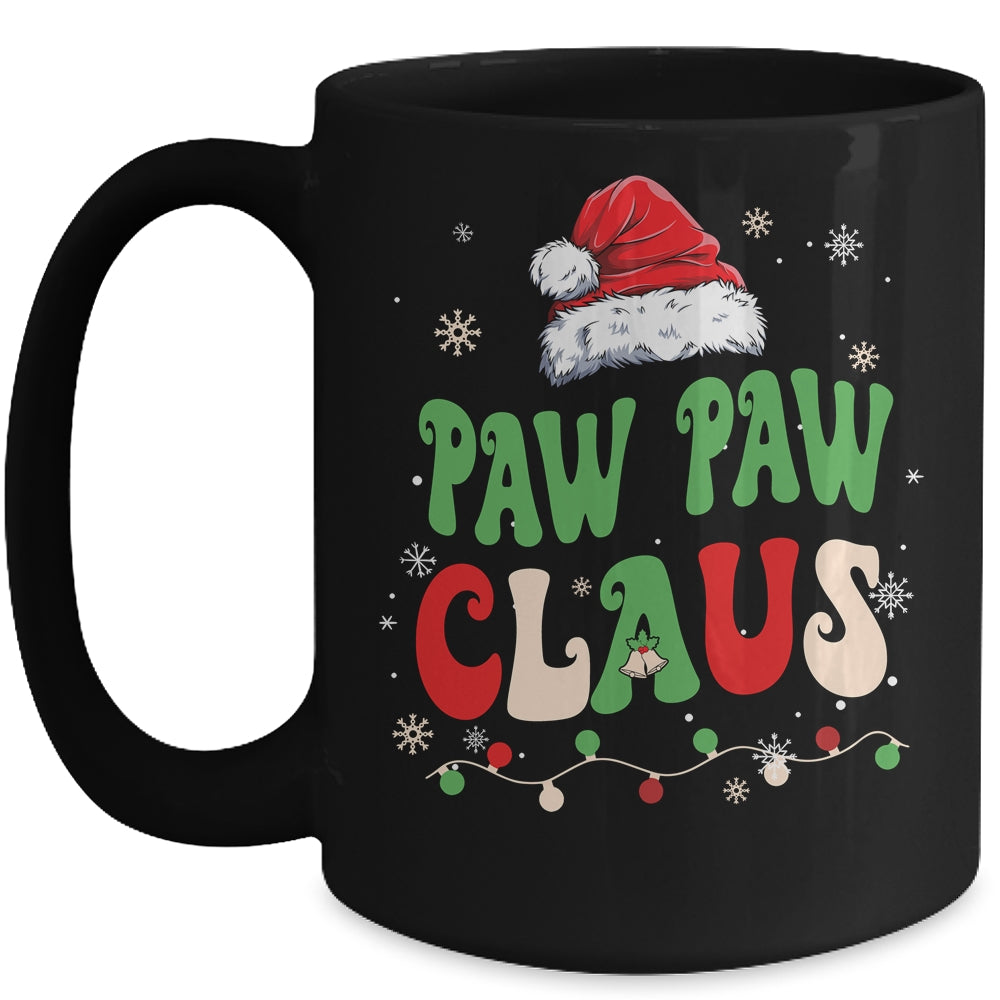 Team Santa Paw Paw Claus Groovy Matching Family Christmas Mug | siriusteestore