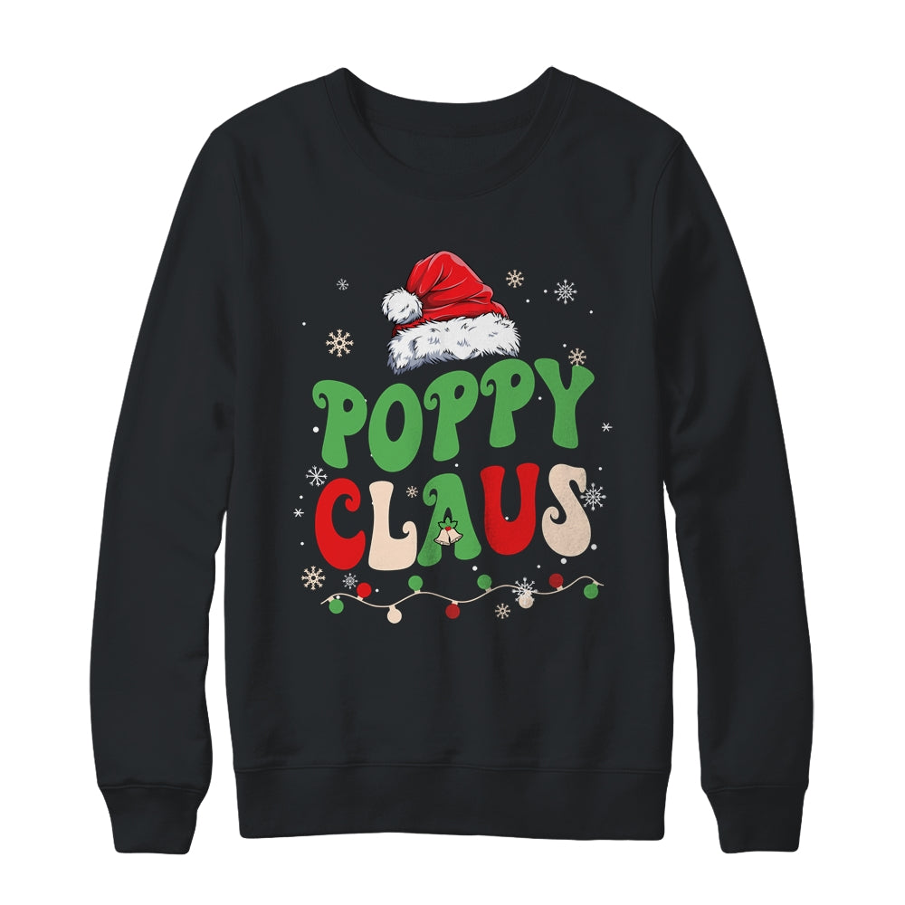 Team Santa Poppy Claus Elf Groovy Matching Family Christmas Shirt & Sweatshirt | siriusteestore