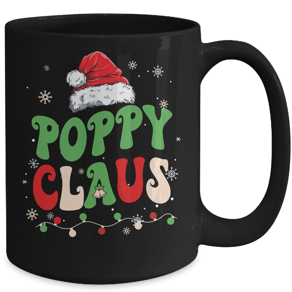 Team Santa Poppy Claus Elf Groovy Matching Family Christmas Mug | siriusteestore
