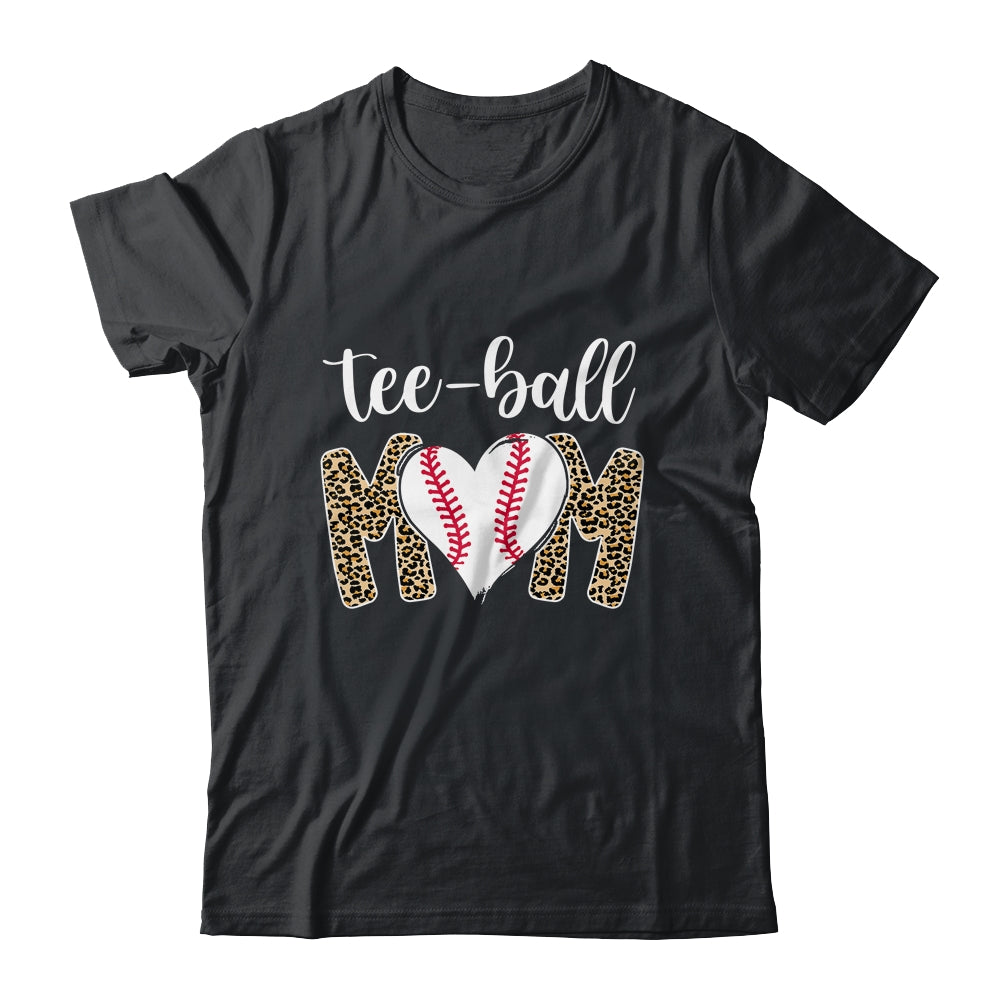 Teeball Mom Leopard Funny Tee-Ball Mom Mother's Day Shirt & Tank Top | siriusteestore