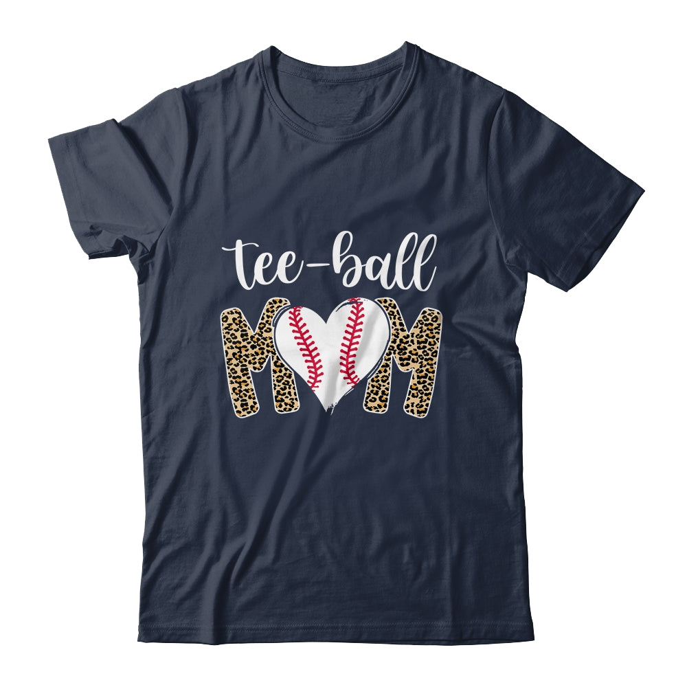 Teeball Mom Leopard Funny Tee-Ball Mom Mother's Day Shirt & Tank Top | siriusteestore