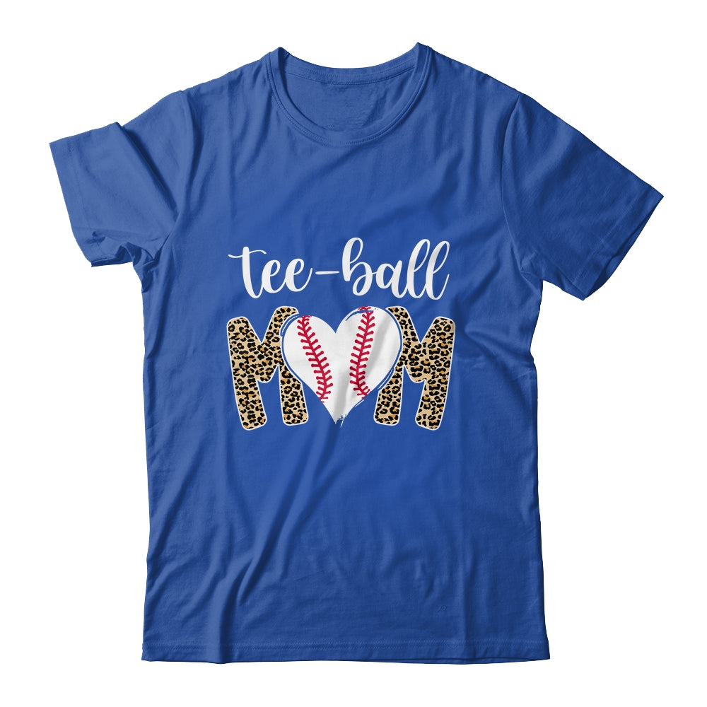 Teeball Mom Leopard Funny Tee-Ball Mom Mother's Day Shirt & Tank Top | siriusteestore