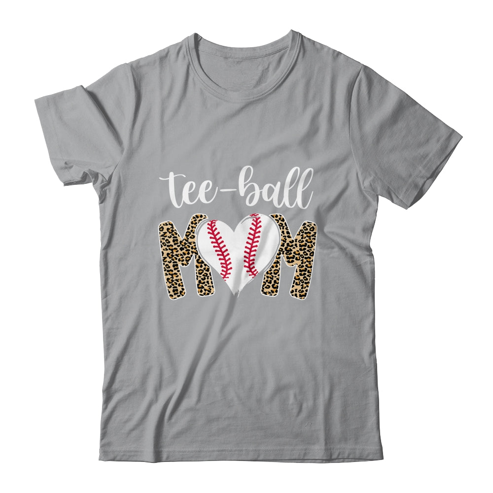 Teeball Mom Leopard Funny Tee-Ball Mom Mother's Day Shirt & Tank Top | siriusteestore