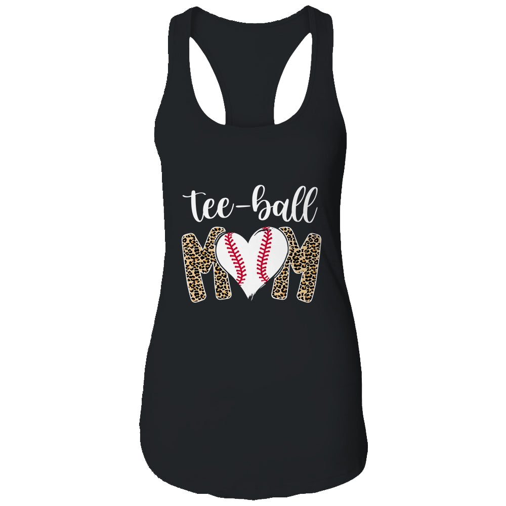 Teeball Mom Leopard Funny Tee-Ball Mom Mother's Day Shirt & Tank Top | siriusteestore