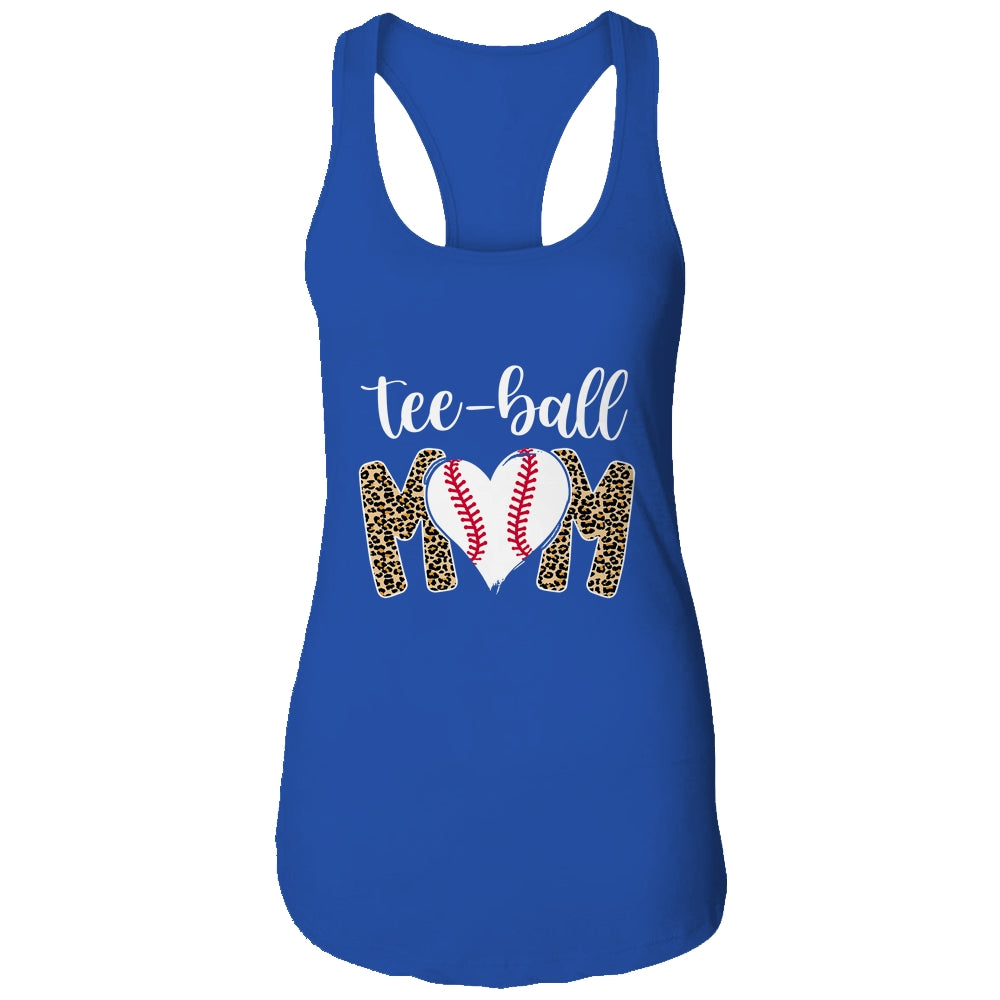 Teeball Mom Leopard Funny Tee-Ball Mom Mother's Day Shirt & Tank Top | siriusteestore