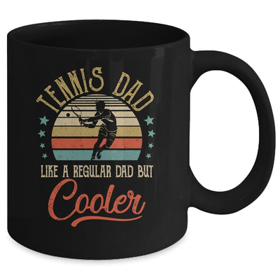 Tennis Dad Like A Regular Dad Cooler Vintage Fathers Day Mug | siriusteestore