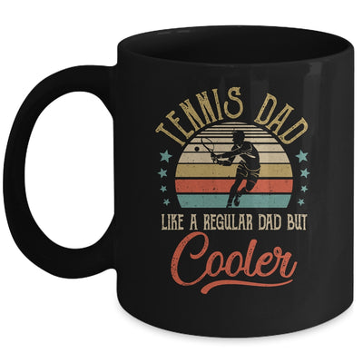 Tennis Dad Like A Regular Dad Cooler Vintage Fathers Day Mug | siriusteestore
