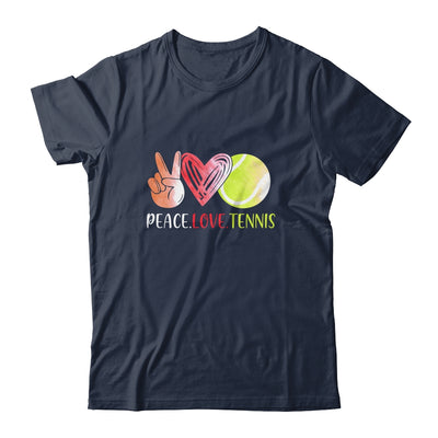 Tennis Player Girls Peace Love Tennis Women Shirt & Tank Top | siriusteestore