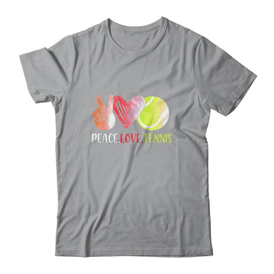 Tennis Player Girls Peace Love Tennis Women Shirt & Tank Top | siriusteestore