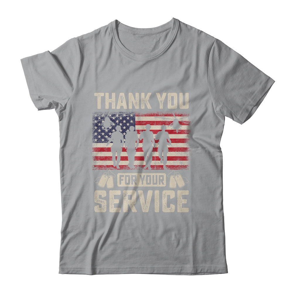 Thank You For Your Service Patriotic Veterans Day Shirt & Hoodie | siriusteestore