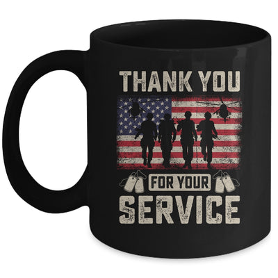 Thank You For Your Service Patriotic Veterans Day Mug | siriusteestore
